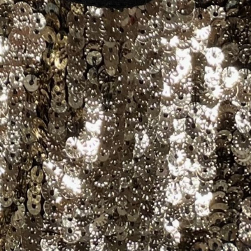 Juicy Couture Tuxedo Panel Sequin Mini Dress Size 4 - Picture 4 of 5